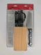 Gibson USA - Collarette 6-Piece Preparation Cutlery Set - Black/Stainless-Steel