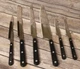J.A Henckels Ever Sharp Kitchen Knife-Stainless Blades-Lot of 6-Steak, Carving