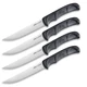 Outdoor Edge Wild Game Kitchen Steak Knife 420J2 Steel Blade Black Polypropylene