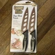 Copper Kitchen 2 Knife Set 10&rdquo; Stays Sharp Forever. Stainless Steel.&nbsp;NEW