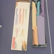 EASYRICH Multicolor Stainless Steel Kitchen Knife Set w/ Scissors & Peeler, 5pc