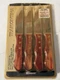 Set Of 4-TRAMONTINA  Porterhouse Steak Knife Stainless Brazil 5" Serrated. NEW