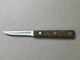 Vtg CHICAGO CUTLERY 102S Paring Knife/Walnut Handle/Brass Rivets/Carbon Steel
