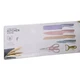 Corrugated Kitchen Knife Set 6pc Pastel Multi Color ER-0278 Cleaver Chef Scissor