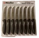 Mueller Austria 8 Piece Steak Knife Set Model SS-55 Stainless Steel Serrated New