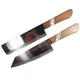 2 pcs, Kiwi Knife Stainless Steel Wood Handle #171 + #172 ( New )