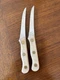 Set of 2 Vintage Chicago Cutlery 103S 8 Inch Knives with Wood Handles