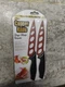 2 pk 10" Copper TEKNO Kitchen Knife  Stays Sharp Forever Stainless Steel