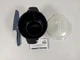 Pampered Chef 2-Qt. Micro-Cooker&reg; #100009 Black  & PC Nylon Knife #101124 Blue