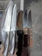 Five Cutlery Stainless Steel Knives 3 farberware, Pioneer Woman 2-pioneer woman