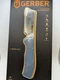 Gerber Flat Iron Gray Micarta Handle D2 Steel Folding Knife New 31-003902