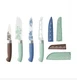Pioneer Woman Agatha 4-Piece Stainless Steel Utility Knife Set Kitchen Gift NEW
