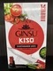 Ginsu Kiso 14-Piece Serrated Red Knife Set w/ Black Block, Cutlery Knife Set
