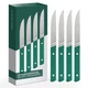 Misen Acuto Straight-Edge 4-Piece Steak Knife Set - Precision Forged Full Tang