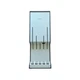 Cutco 5 Piece Knife Holder Wall Drawer Rack Brown White #1742 E