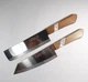 Set 2 KIWI 171+172 Chef's Kitchen Cook Utility 6.5'' Knives Cutlery Wood Hand 
