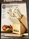 Farberware Professional 15-Pc. White Handle Cutlery Block Set New