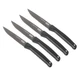 Kuhn Rikon ICED&nbsp;Steak Knife 4.13-Inch, Set of 4, Ice Hardened German Stainless