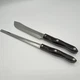 Cutco Knife Set 1722 KQ & 1724 KQ Brown  Handle Stainless Steel Stain Resistant
