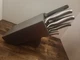 Farberware Stainless 11 pc Knife Block Set Edgekeeper Sharpener 