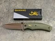 Browning Trailside Folding Knife 3220466B D2 Tool Steel Blade Titanium Coating