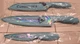 CUISINART ADVANTAGE 3-PIECE KNIFE SET W/ BLADE GUARDS,  IRIDESCENT FINISH  *NEW*