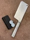 Rada Cutlery Chef Dicer Cleaver + L/R Use Knife Sharpener Silver R129 NICE