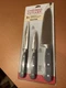Chicago Cutlery Halsted 3-Piece Cutlery Set Ergonomic Handles Sharp