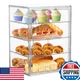 ZLLZUU Bread Box Kitchen Countertop Pastry Display 4 Layers Adjustable Clear Sto