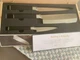 New Kamikoto Kanpeki 3 Piece Knife Set Nakiri Slicer Pairing Japanese Hand Made