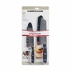 Farberware EDGEKEEPER 4-Piece Santoku Knife Set w/ Self-Sharpening Sleeve *NEW*