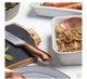 Styled Settings 14-Piece Copper & Silver Knife Set w/ Built-in Sharpener