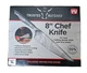The Trusted Butcher 8" Chef Knife with Protective Cover - As Seen On TV NEW