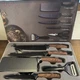 Ceramic Kitchen Knife Set 6pc, Includes 4 Knifes, Peeler, and Scissors ER-009