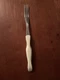 CUTCO Classic 1726 KC Turning Serving Fork  1988 White  Pearl Handle USA