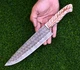 Custom HandMade Damascus Chef Knife Cutlery Kitchen -Hand Forged Damascus Steel