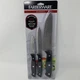 Farberware Classic 3-Piece Stamped Triple-Riveted Chef Knife Set  5075355