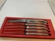 VTG Jean Dubost Laguiole 6-Piece Steak Knife Set  Stainless Steel Handles