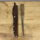Vtg Chicago Cutlery 378F Knife & Leather Sheath ONLY 7.5" Blade Fish Fillet