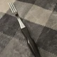 Cutco Carving Fork 1726 KB Stainless Steel Black Plastic Handle Glossy Finish
