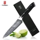 New TURWHO 5'' Knife VG10 Damascus Steel Kitchen Utility Knives for kitchen