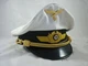 WW2 GERMAN Luftwaffe White Wool  OFFICERS VISOR CAP