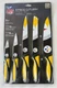 NEW NFL Pittsburgh Steelers 5-Piece Cutlery Knife Set for Kitchen/Tailgating/Bar