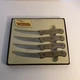 Chicago Cutlery 4 piece Walnut Tradition Steak Knife Set 103S B144