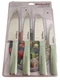 New KitchenAid Mint Pistachio HPIA 4 Knives Chef Serrated Paring Santoku