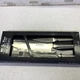 Global Yoshikin 3 piece Knife Set, G-2, GSF-51, GSF-15 - G-21551 - NIB