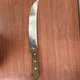 Victorinox 5.7300.25 Butcher Knife Stamped Straight Edge Wood Handle Brown
