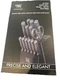 HUNTER.DUAL DF-15 PRO 15-Piece Knife Set w/ Block Self Sharpening Fine Edge New