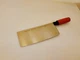 Dexter USA 8X3.25 in Soft Grip Chinese Chef Knife Red Handle SG5888 Stainless