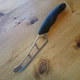 Cutco Cheese Knife #1504 KD Black Comfort Grip Soft Handle Serrated Blade USA